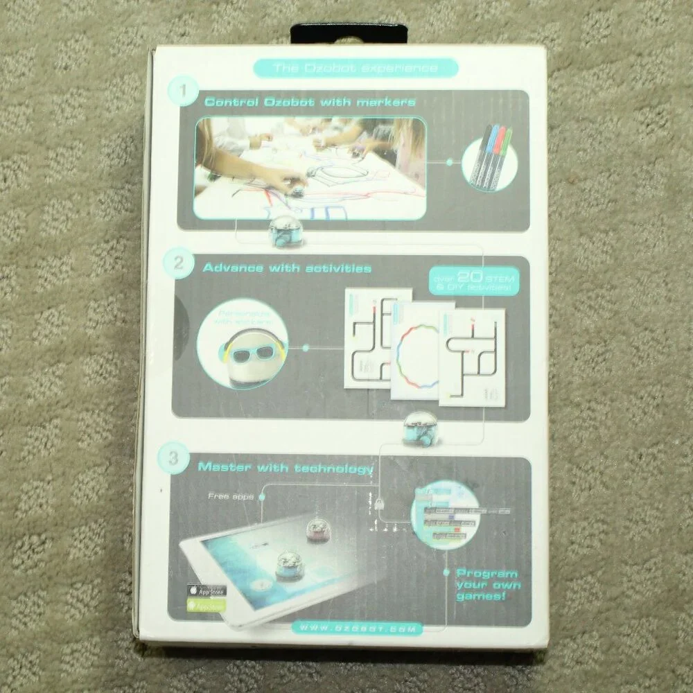 Ozobot Starter Pack Bit Coding Robot Toy STEM Educational Learning System Kit